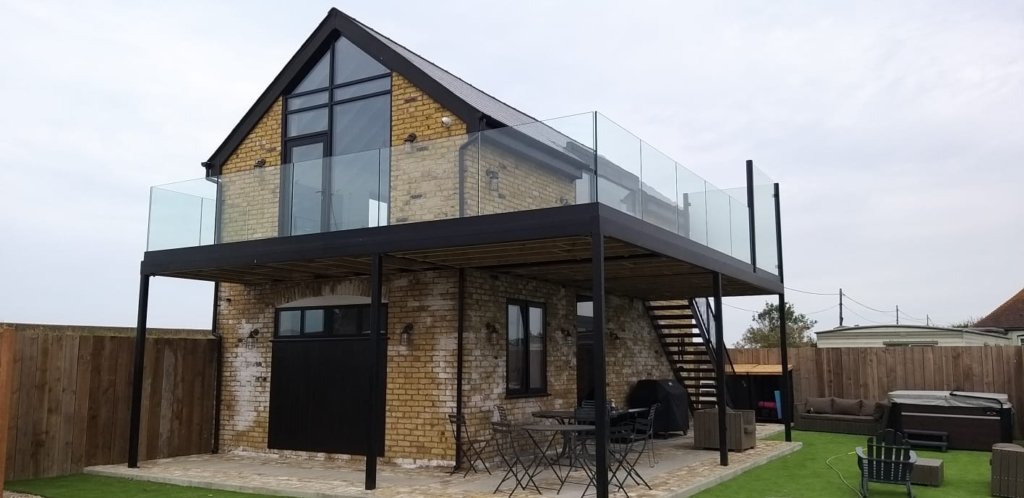 Decking Glass Balustrades