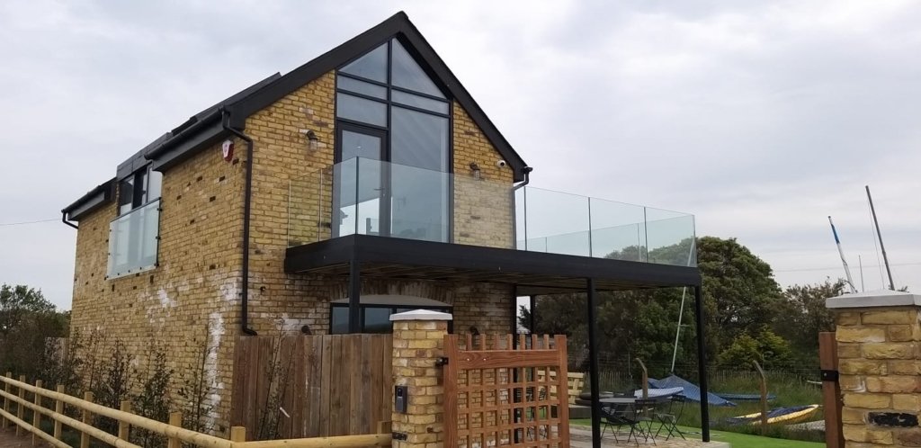 Decking Glass Balustrades