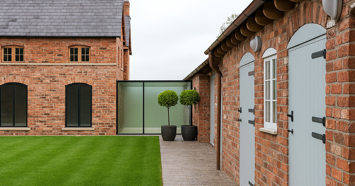 Bespoke glass link extensions and structural glass connections