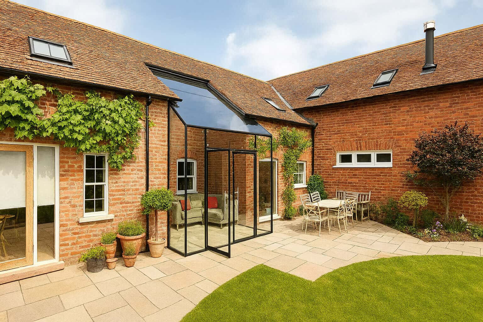 Frameless glass links for luxury properties 2