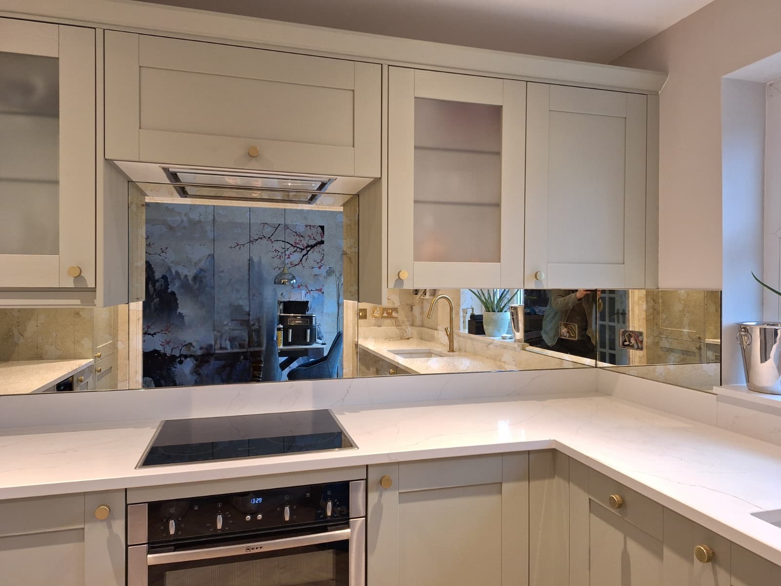 Mill Lane Phil Lavender - Antique mirror splashbacks Vincenzo 01